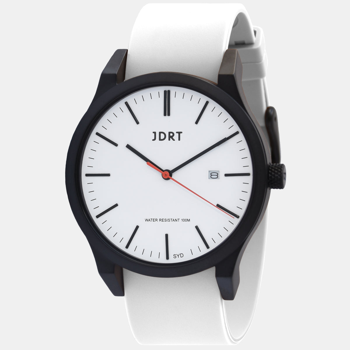 Matte Black White / White
