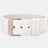 Sky Silicone Strap - Rose Gold Buckle