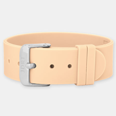 Sand Silicone Strap - Rose Gold Buckle