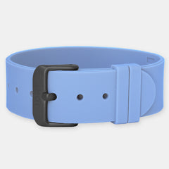 Sky Silicone Strap - Matte Black Buckle