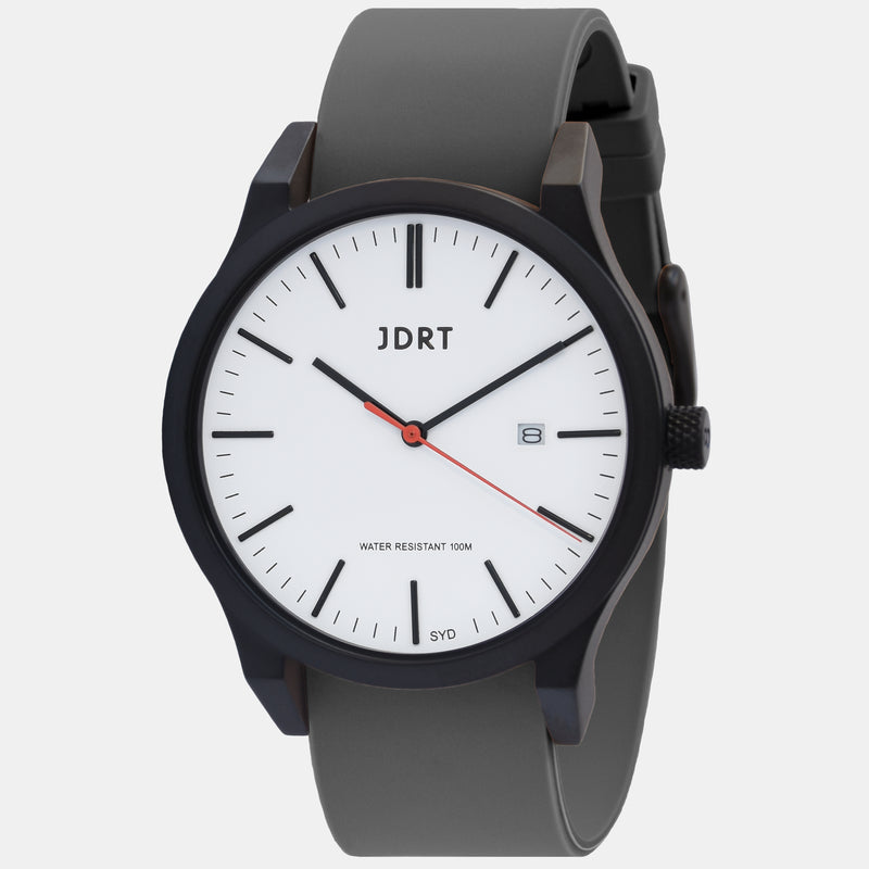 Matte Black White / Slate
