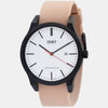 Matte Black White / Brown