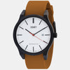 Matte Black White / Brown