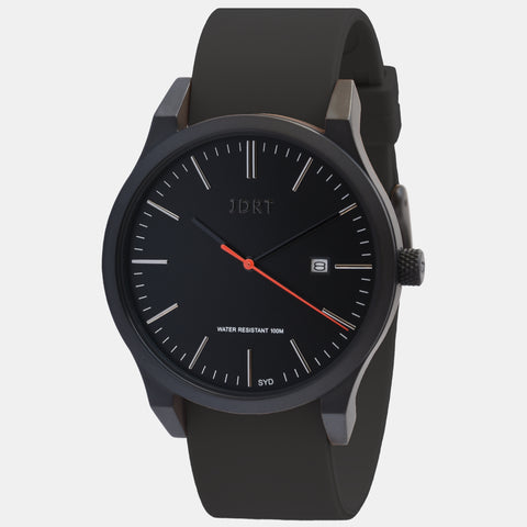 Matte Black White / Brown