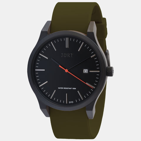 Matte Black White / Brown