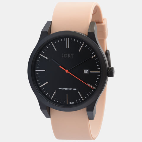 Matte Black White / Brown