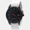 Matte Black White / Brown