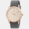 Matte Rose Gold / Tan Silicone