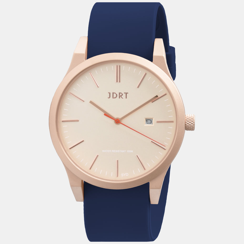 Matte Rose Gold / Navy