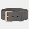 Slate Strap - Rose Gold Buckle