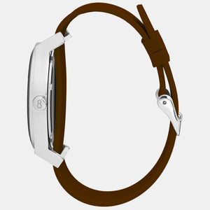 Silver White / Brown