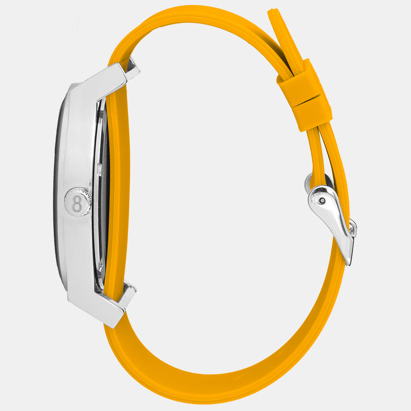 Silver White / Orange