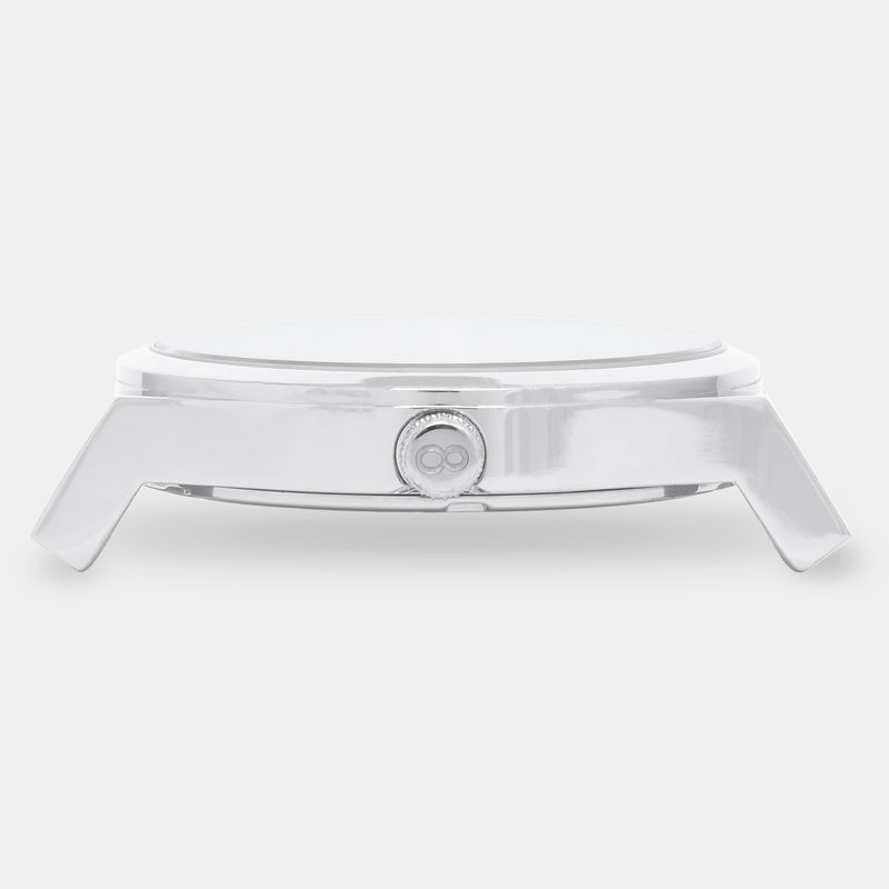 Silver White / Black