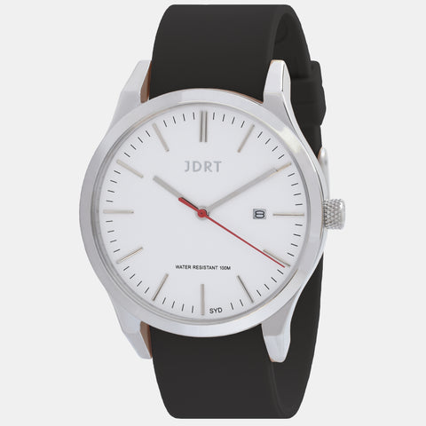 Matte Black White / Brown